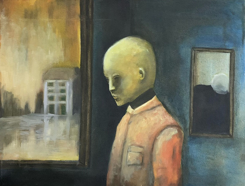 HIRO – 35×24 cm – Huile