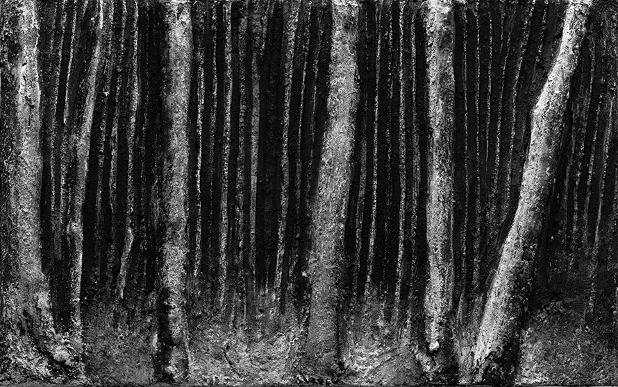 LA HOUSSAYE – 140×100 cm – Sable, Chaux, Pigments naturels